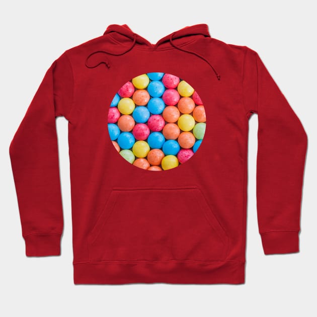 Multicolored Sweet and Sour Candy Sugar Tarts Photo Circle Hoodie by love-fi